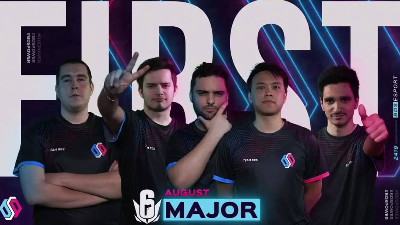 BDS Esport pull off reverse sweep against G2 to win Rainbow Six Siege Europe August Major