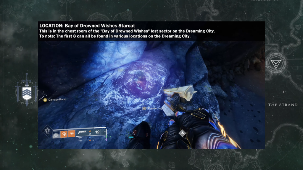 Bay of Drowned Wishes Starcat Location. (Picture: Bungie)