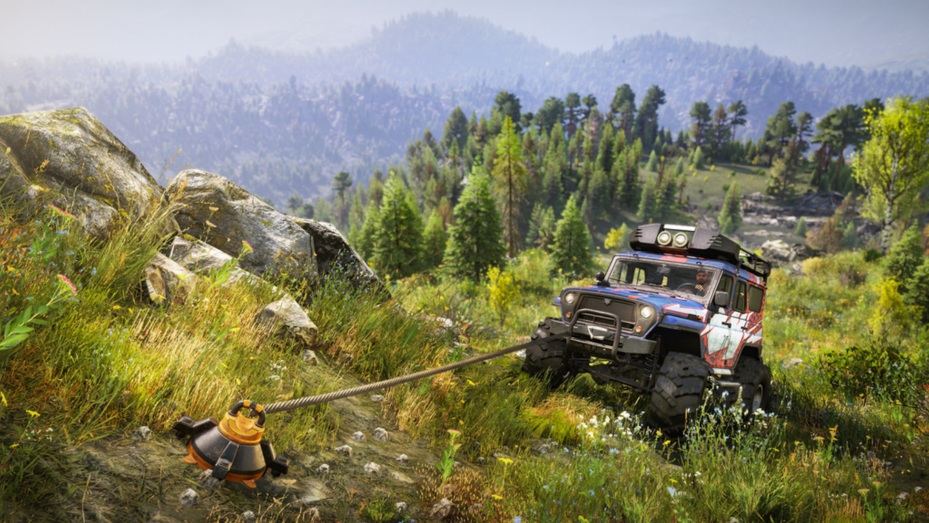 Where To Get & Use The Winch In Expeditions: A Mudrunner Game