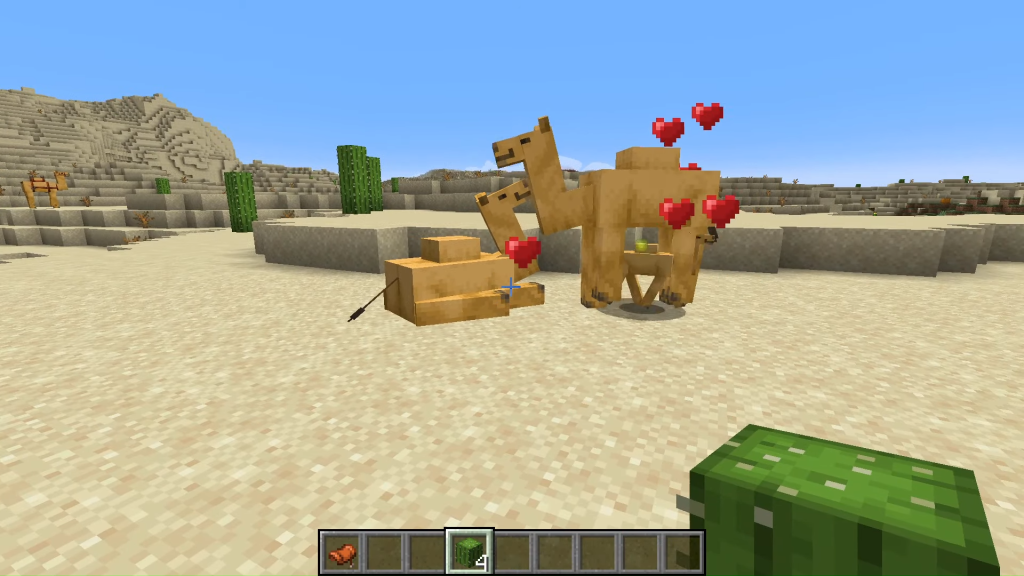 Feed cactus to camels to get baby camel. (Picture: Mojang/JayDeeMC)
