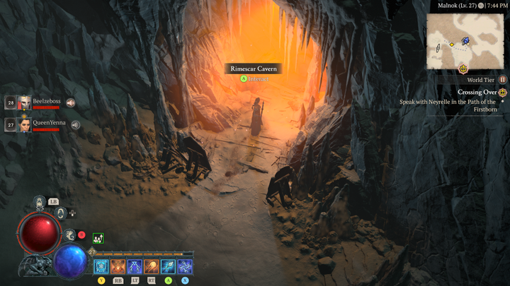 Diablo 4 Rimescar Cavern Dungeon: Location, Boss, Rewards