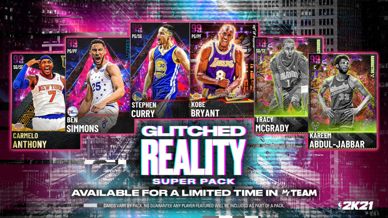 NBA 2K21 MyTeam: Glitched Reality Super Pack is now live