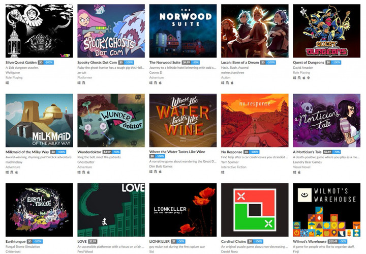 Platform Iitch.io launches "Games to help you stay inside" page with a bunch of free games