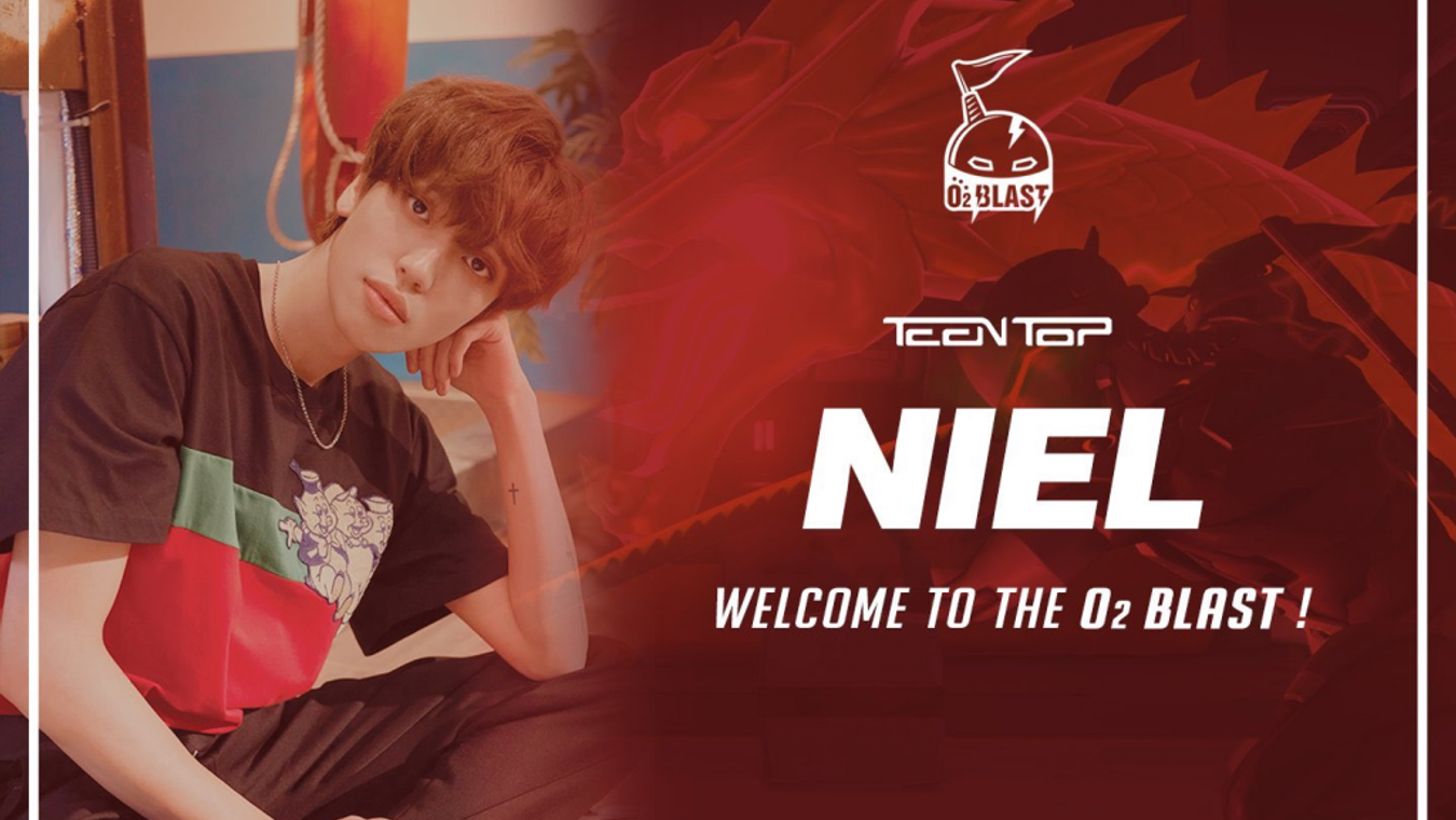 Kpop idol Niel from Teen Top signs contract with a professional Overwatch squad