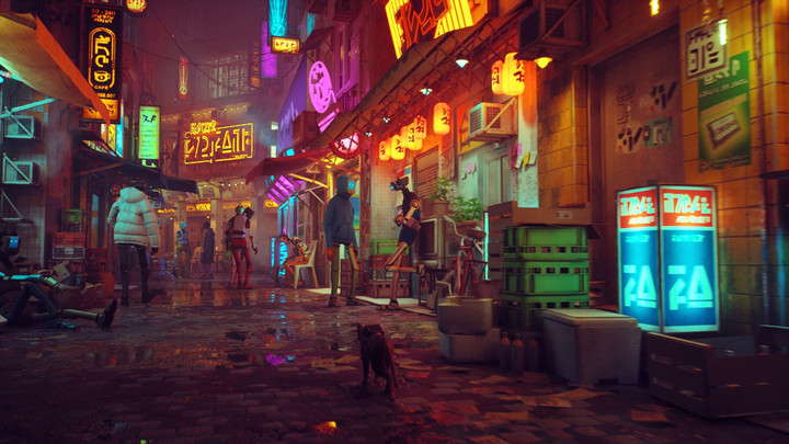 Stray is a game where you play as a cat in a strange city full of robots