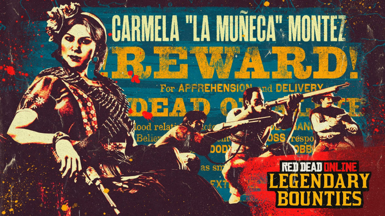 Red Dead Online: la Fugitiva Legendaria Carmela Montez y Pase de Forajido N.º 4 llegan esta semana