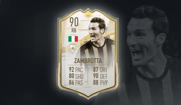 FIFA 21 Zambrotta Icon SBC: Cheapest solutions, rewards, stats