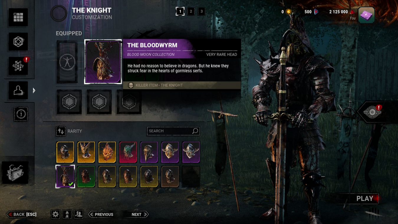 Dead by Daylight: How To Get Knight's Bloodwyrm Cosmetic
