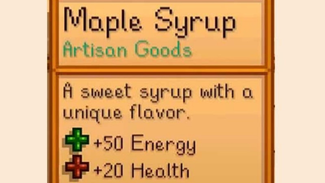 How To Get Maple Syrup In Stardew Valley