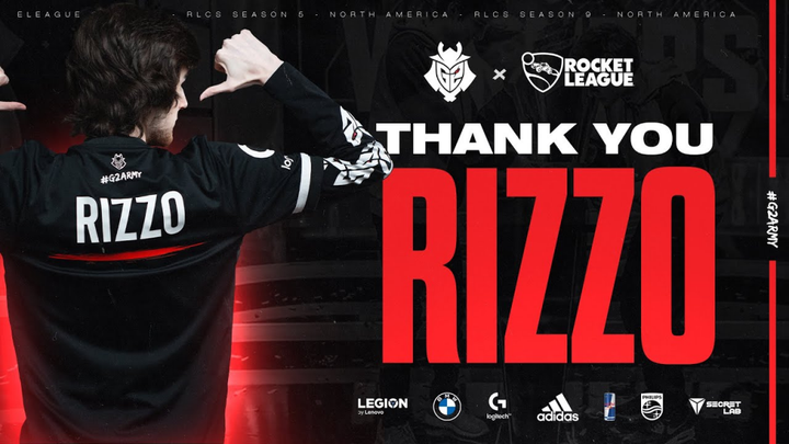 Rizzo leaves G2 Esports after retiring from Rocket League
