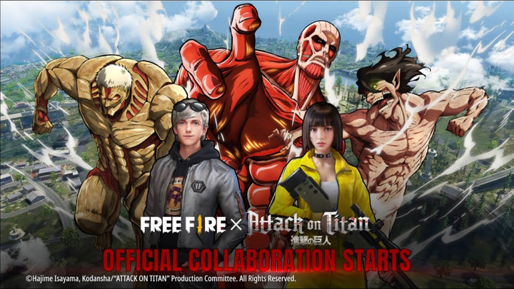 Free Fire x Attack on Titan crossover: All skins, changes, more