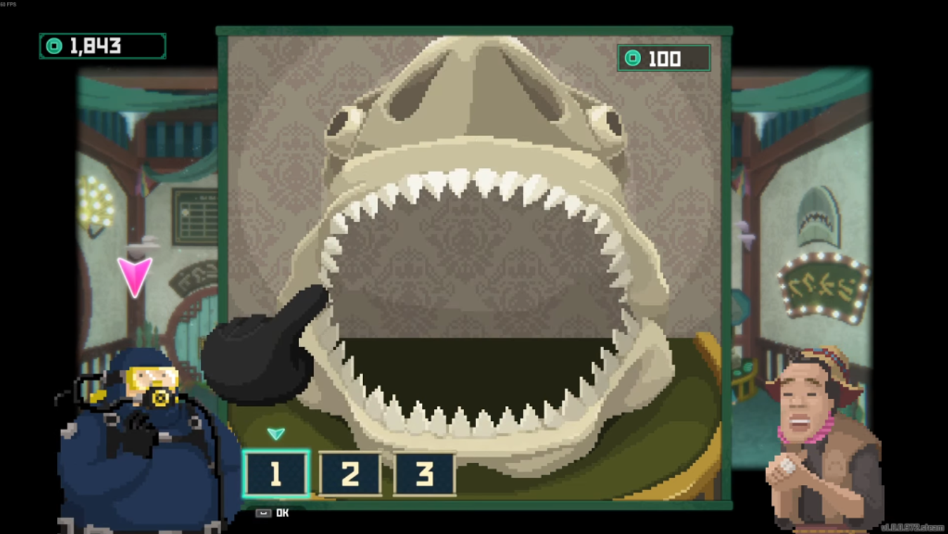 How Beat The Shark Teeth Minigame In Dave The Diver