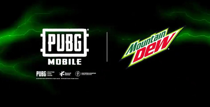 PUBG Mobile x Mountain Dew collaboration features branded vending machines