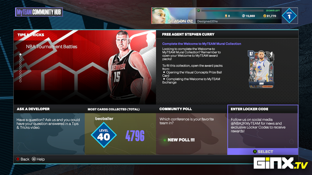 In MyTeam you need to look inside the Community Hub