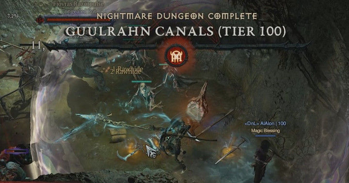 World First Diablo 4 Hardcore Tier 100 Nightmare Dungeon Completed