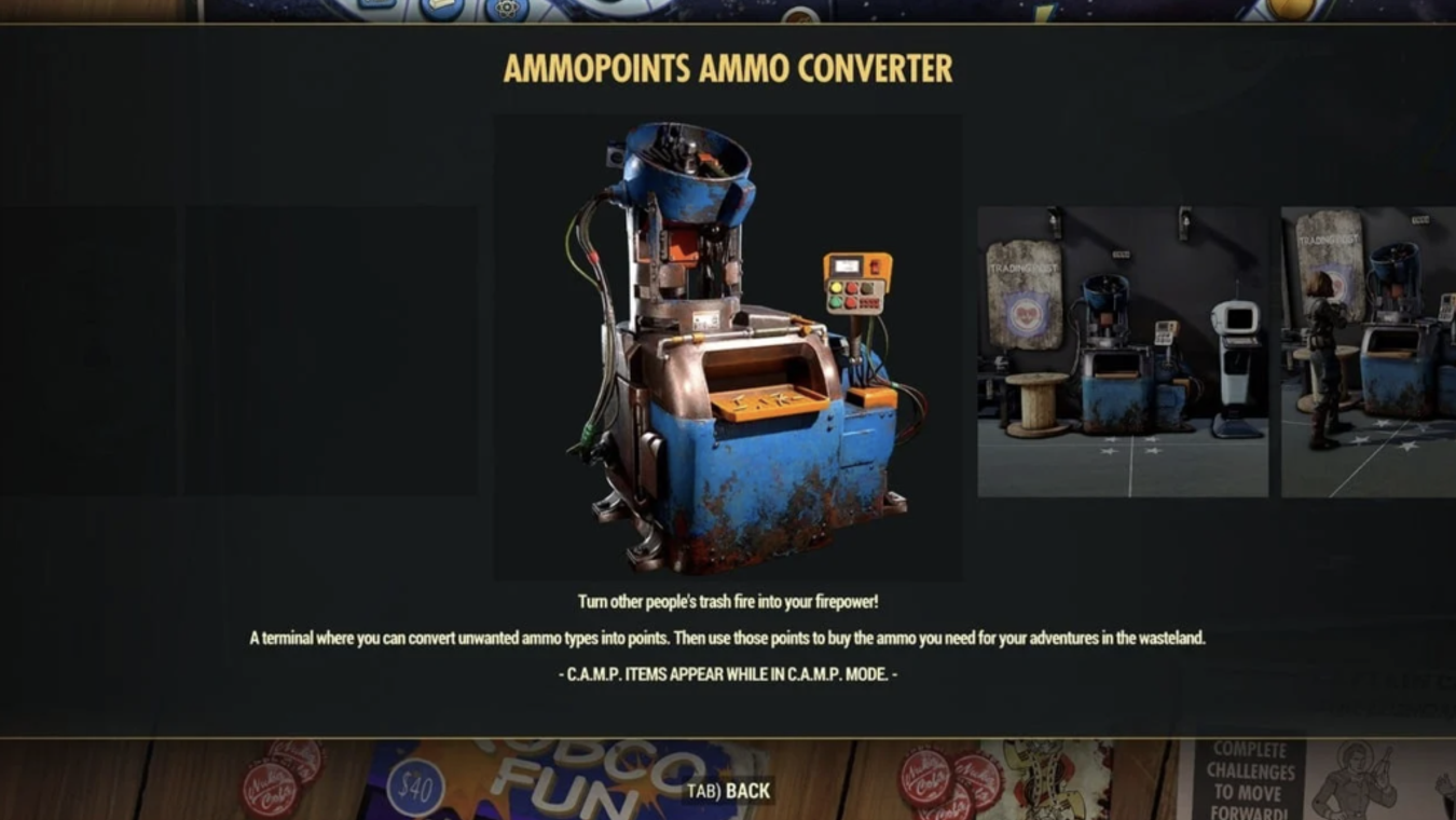 Fallout 76 Ammo Converter Plans Location And How To Use