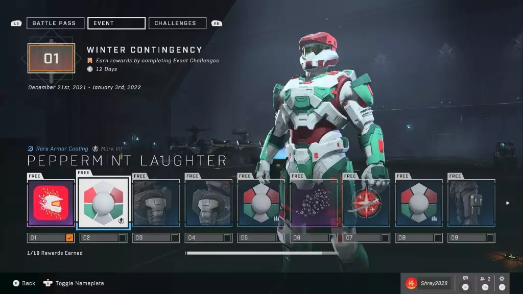 How to unlock the Winter Contingency rewards in Halo Infinite