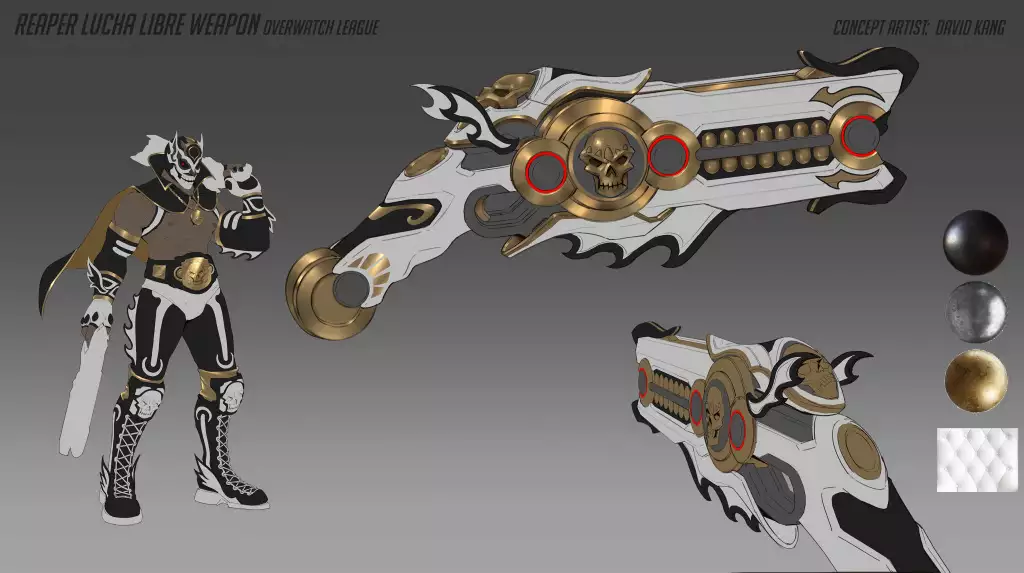 luchador reaper concept art