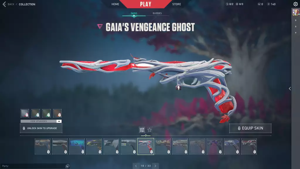 Gaia's Vengeance Ghost in Valorant Give Back Bundle 2022.