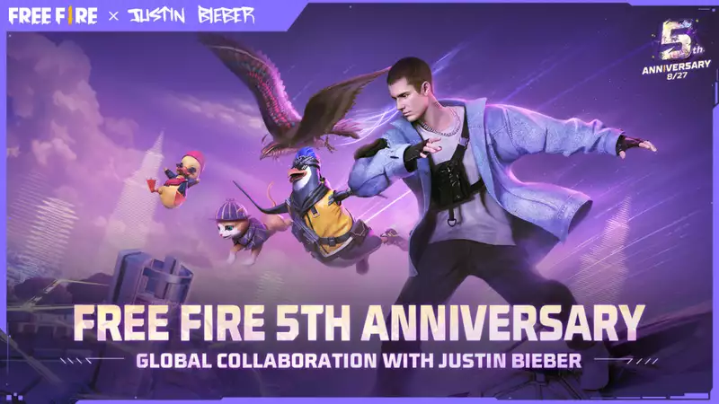 Justin Bieber To Perform In Free Fire On Its 5th Anniversary