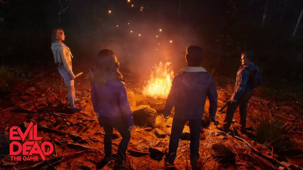 evil dead the game guide gameplay mechanics fear level campfire light reduce fear