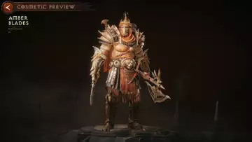 Diablo Immortal Amber Blades Set - How To Get And Price