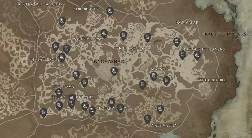 Diablo 4 cellars locations fractured peaks rewards how to what complete