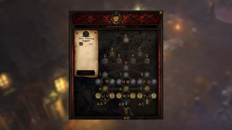 Diablo 3 Altar of Rites location how to use where to find season 28 potions legendary seals