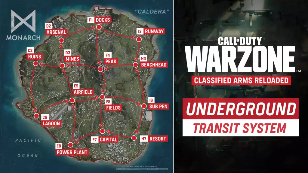 Warzone Pacific Season 3 Reloaded Underground Transit System