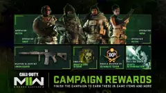 All Modern Warfare 2 Campaign Rewards