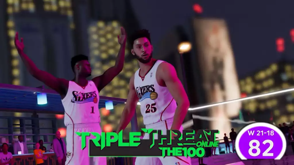 NBA 2K22 Triple Threat The 100 