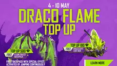 Free Fire Draco Flame Top Up event: Schedule, rewards, and more