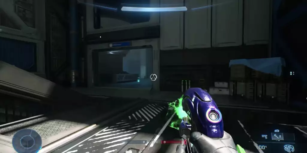 Halo Infinite Plasma Pistol first person view