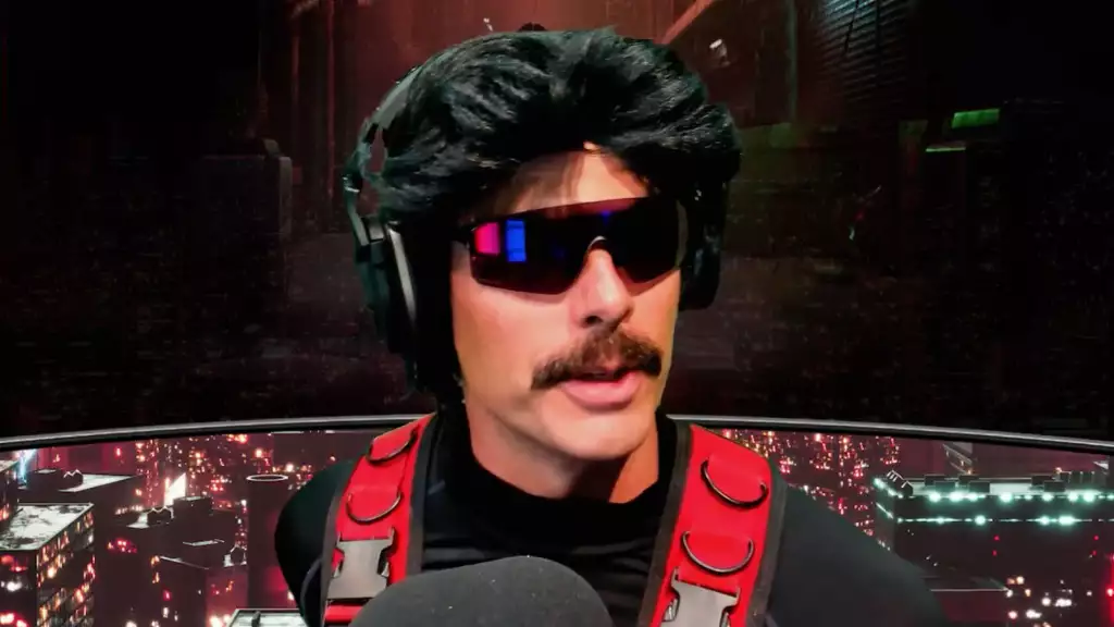 Dr Disrespect is known to rage over silly things during his streams