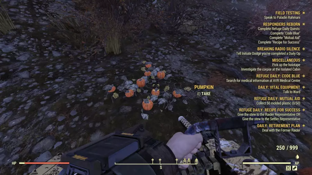 Fallout 76 Pumpkin location