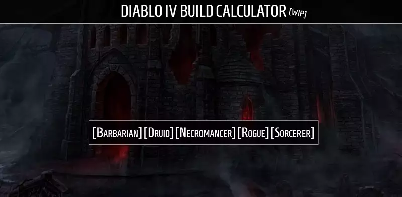 Diablo 4 build calculator skill tree complete full all classes legendary aspects