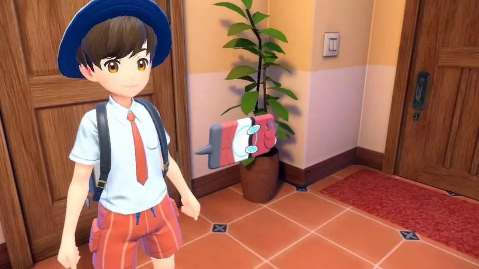 pokemon scarlet and violet guide character customization change clothes rotom phone