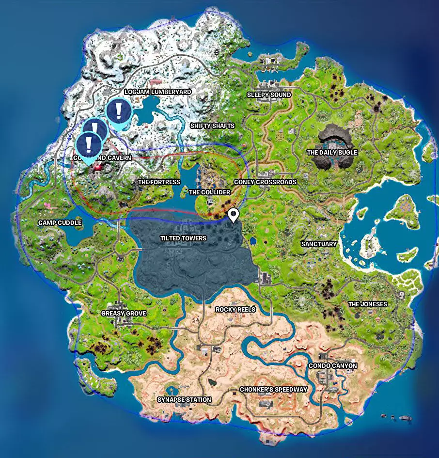 Fortnite Old IO server locations in Chapter 3 Season 2