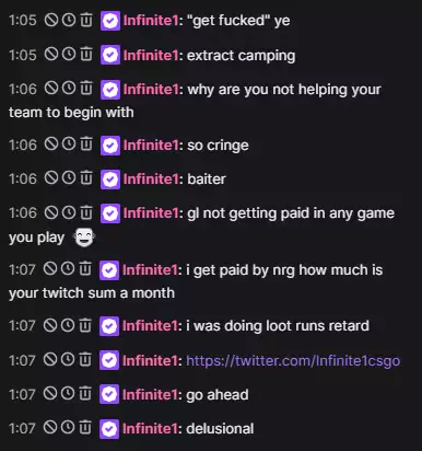 nrg Infinite toxic twitch chat