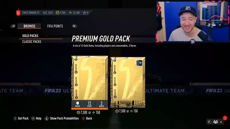 FIFA 23 All Packs And Prices In Ultimate Team Gold packs available year round