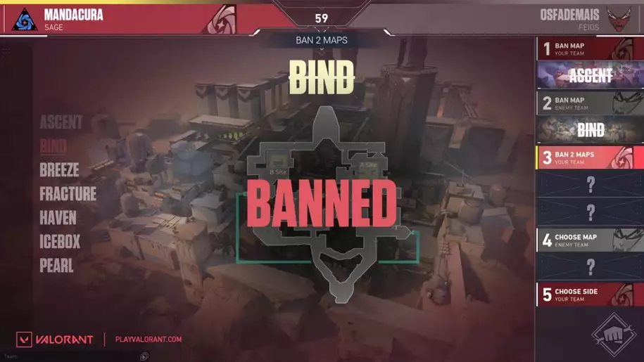 Map Pick-and-Ban system will be included in Premier. 