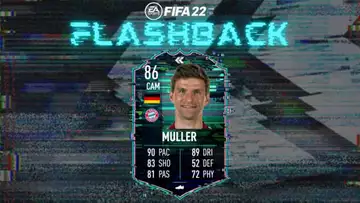 FIFA 22 Thomas Müller Flashback SBC: Cheapest solutions, rewards, stats