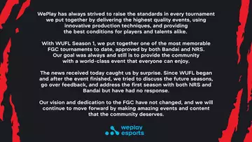 Bandai Namco and NRS cut ties with WePlay after scam bet partnership comes to light