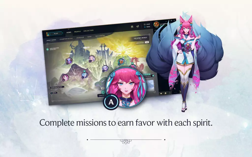 Spirit Blossom How to earn favour