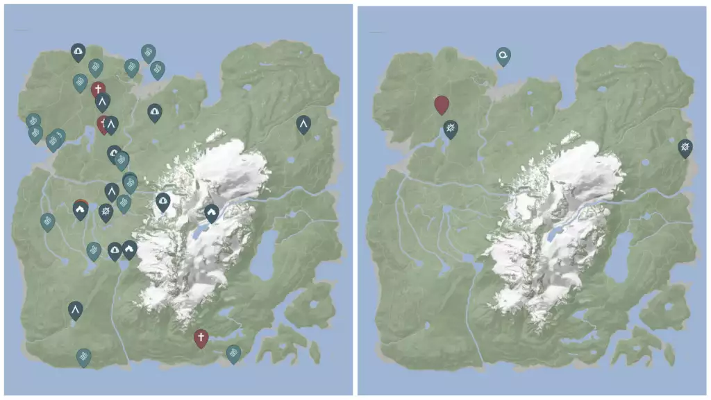Ropes and Duct Tapes locations in Sons of the Forest. 