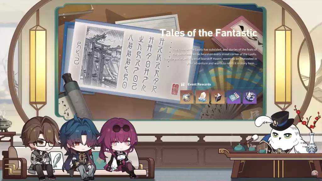 Tales of the Fantastic event in Honkai: Star Rail 1.2 update. (Picture: HoYoverse)
