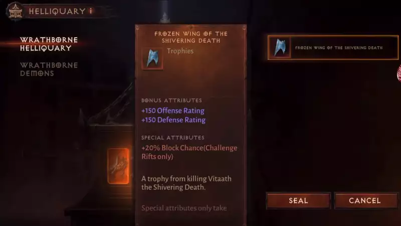 Diablo Immortal Vitaath Raid - How To Defeat And Special Item Reward is the Frozen Wing of the Shivering Death