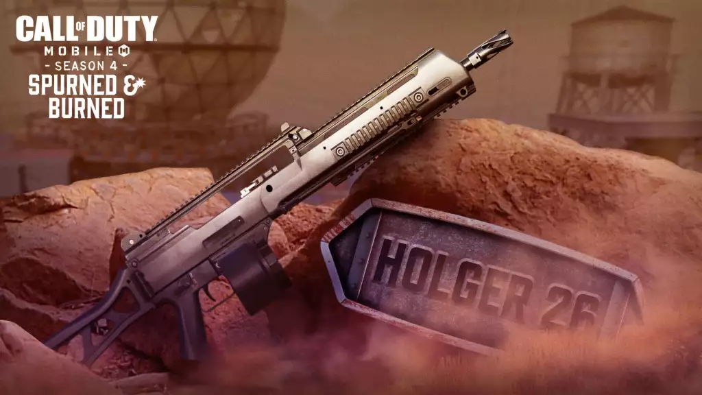 The Holger 26 LMG in Call of Duty Mobile Season 4: War Dogs.