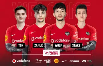 Vodafone Giants enter Rocket League with former RCD Espanyol roster