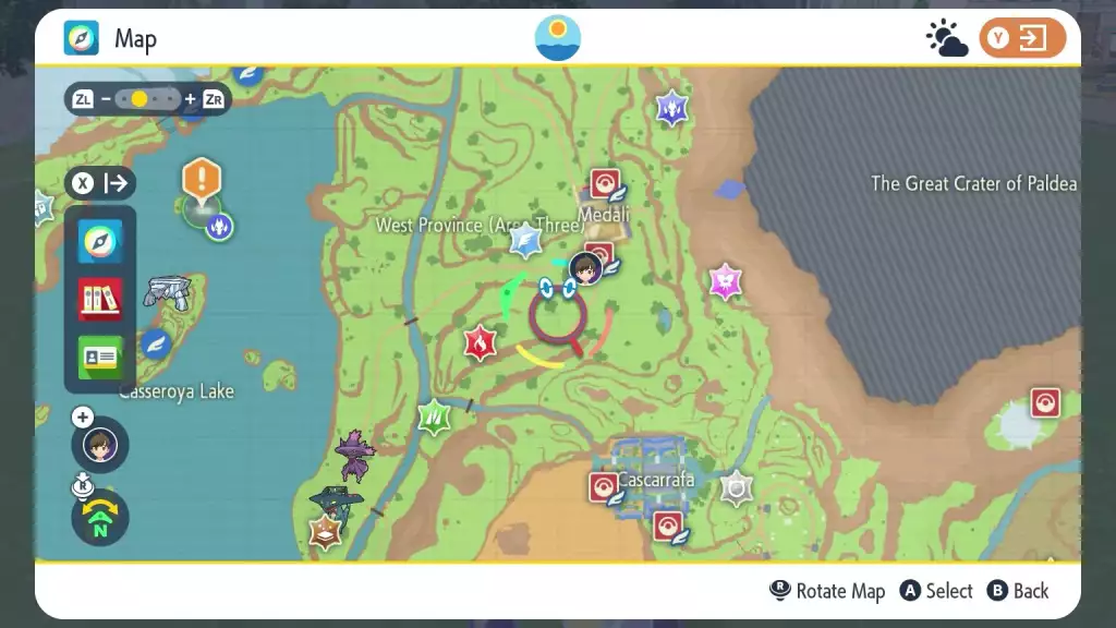 pokemon scarlet and violet guide eevee how to find medali area three west province